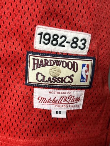 Maglia Moses Malone adulto 56 NBA autentica Mitchell & Ness Philadelphia 76ers - Foto 4 di 9
