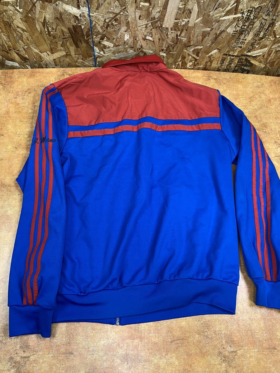 Adidas 83-C J. Mano Track Jacket sz XL Blue Red | eBay