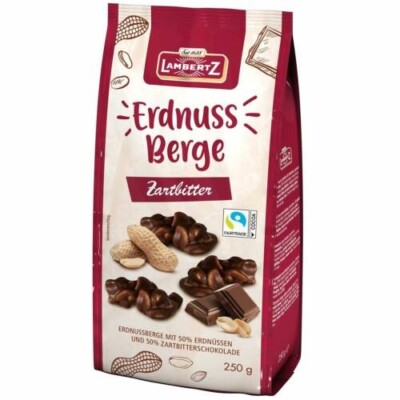 Lambertz Erdnussberge Zartbitter Beutel 250g