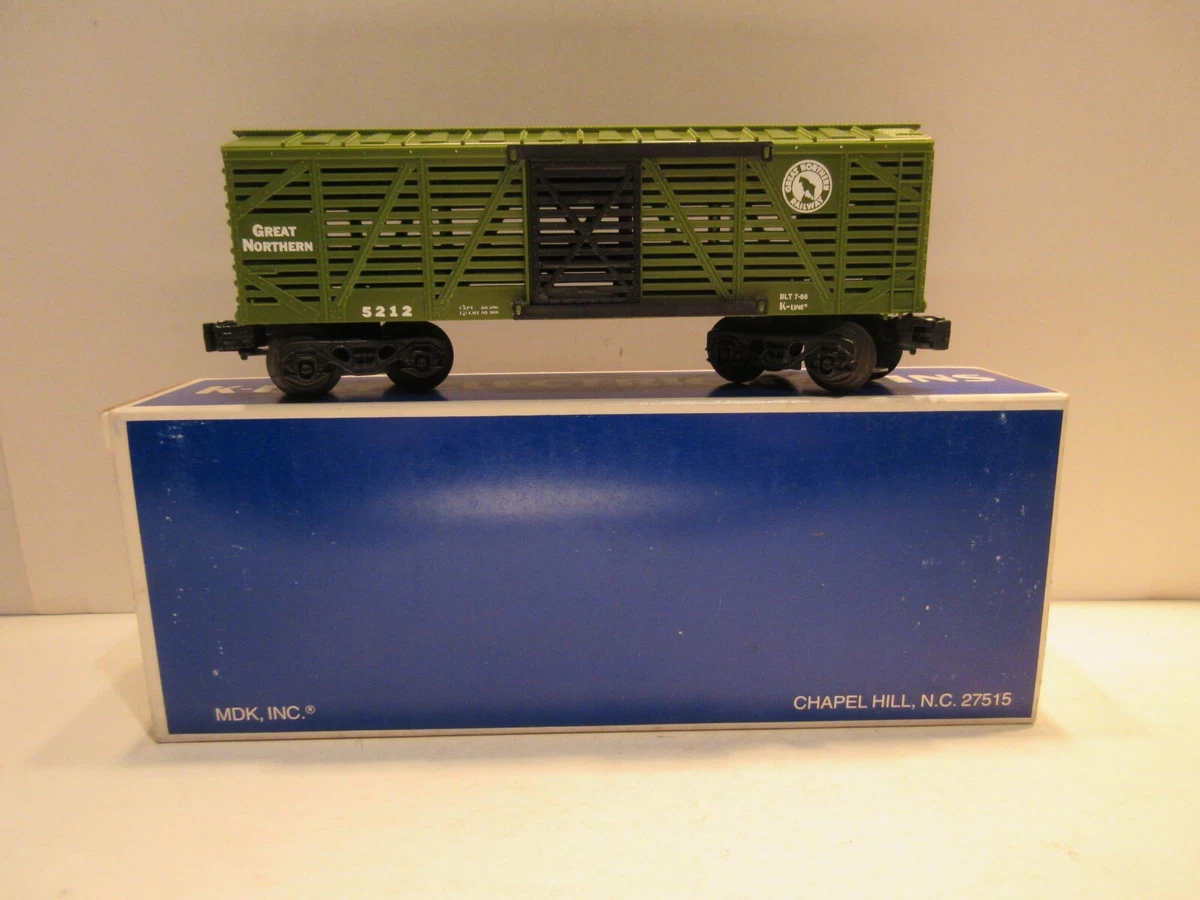 K Line Trains K 5212 Great Northern Stock Car Model Railway Train