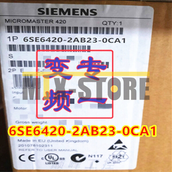 1PC Unopened New Siemens 6SE6420-2AB23-0CA1 MM420 23KW220V 6SE6 420-2AB23-0CA1