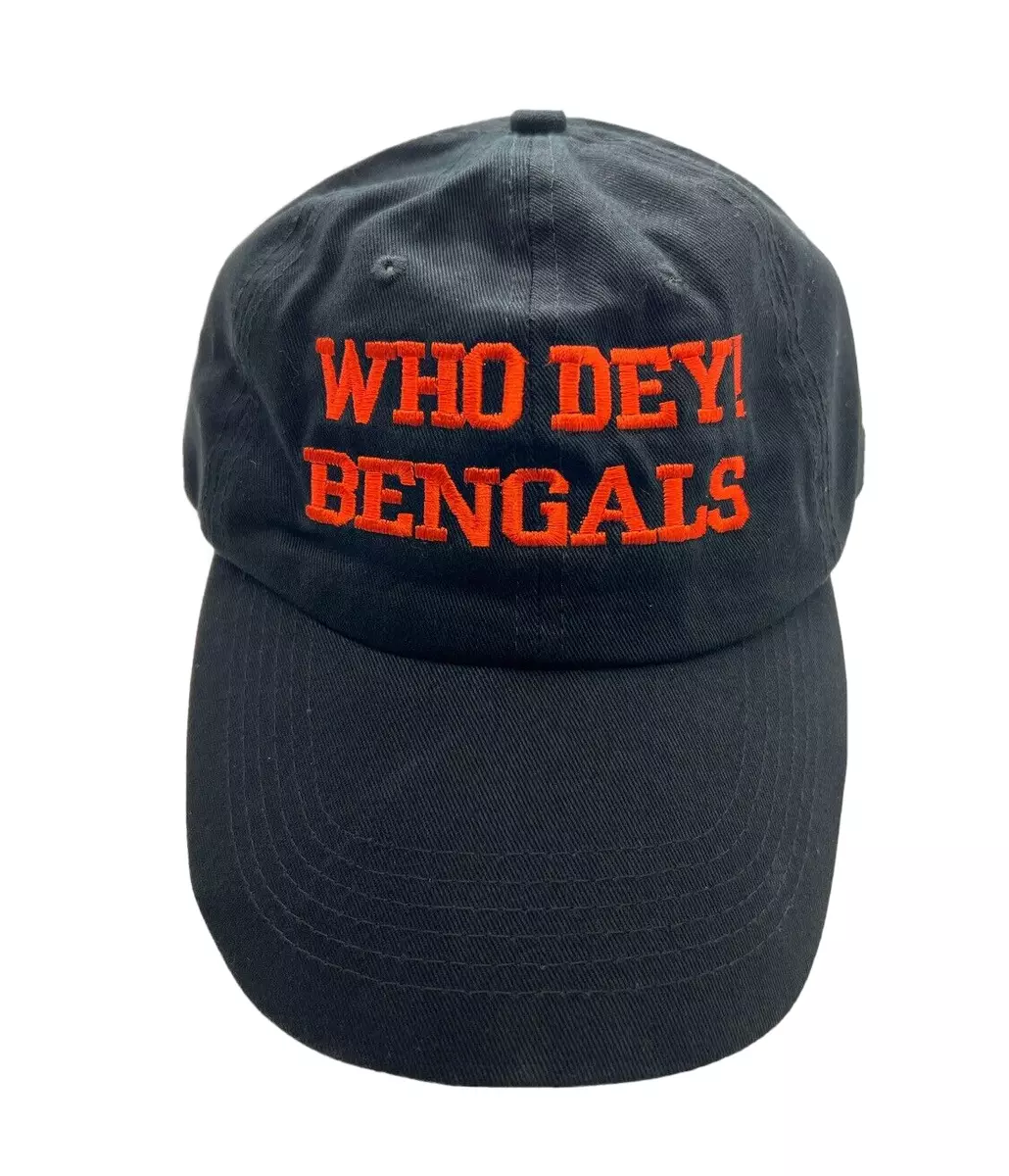 Who Dey Hat Cincinnati Bengals Cap Who Dey Embroidered Trucker Cap