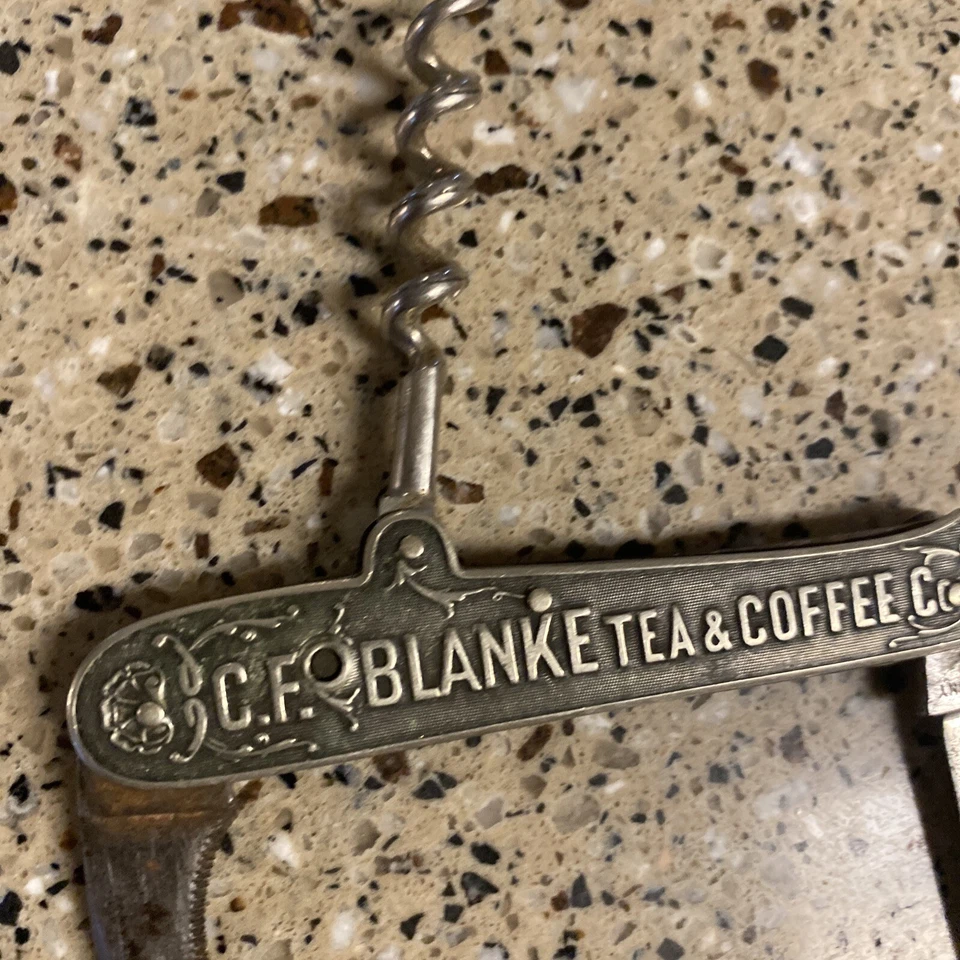 Vintage C.F. BLANKE TEA & COFFEE CO St Louis MO Stanhope Viewer Pocket Knife-EUC - Image 2 of 4