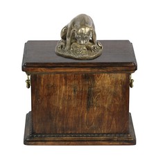 Staffordshire Bull Terrier, Staffy I - urn for the ashes of a dog, urn with a st