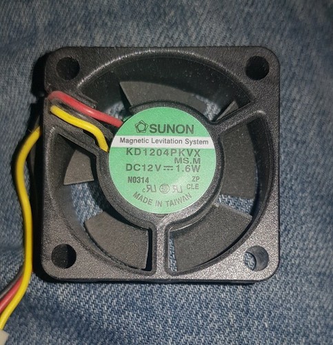 SUNON KD1204PKVX 12VDC 1.6W Computer DVD Case Fan N0314 MagLev  - Picture 1 of 3