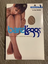 Bare L’eggs Control Top A Naturally Nude Panty Hose Vintage 1999 NIP