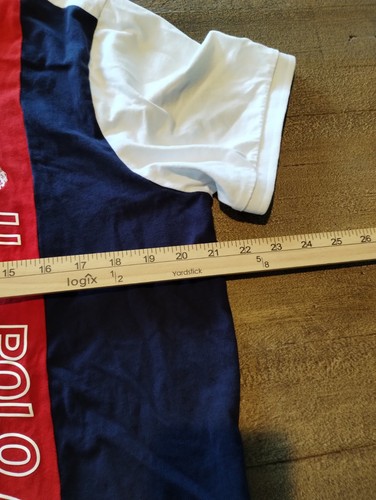 U.S. Polo Assn. Poni bordado #3 multicolor talla L estilo rugby aspecto genial - Imagen 11 de 11