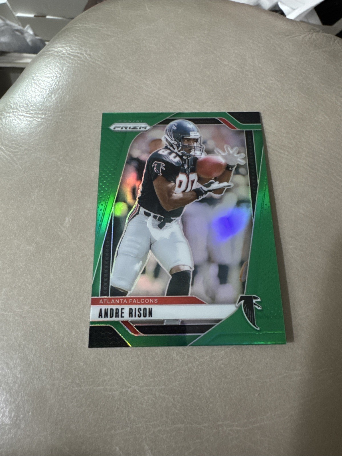 2024 Panini Prizm Andre Rison Green Prizm #16 Atlanta Falcons