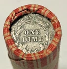 Unsearched Estate Wheat Cent Roll with Barber Dime & Indian Head FREE SHIPPING