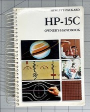 Hewlett Packard HP-15C Owner's Handbook Scientific Calculator RPN Spiral Bound