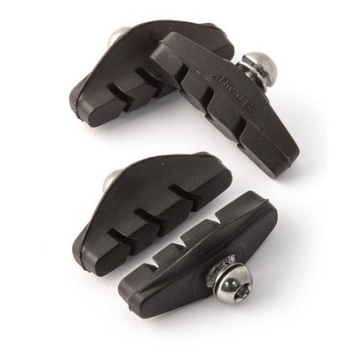 Clarks Rennrad Bremsbelag CP250 Block mit integriertem Träger und Radführungen X2