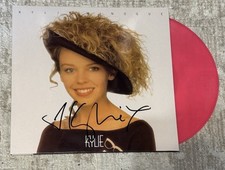 KYLIE MINOGUE SIGNED KYLIE 20TH ANNIVERSARY VINYL - BECKETT COA KYLIE MINOGUE SIGNED KYLIE 20TH ANNIVERSARY VINYL - BECKETT COA