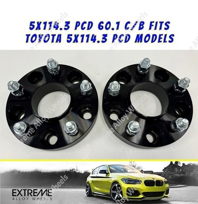 Spurverbreiterung zum Anschrauben 25 mm für Toyota Soarer Supra Rav 4 MR2 5x114,3 60,1 x 2