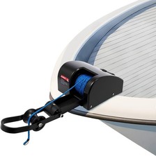 35 lbs Electric Boat Winch with Remote Control, 12V Boat Anchor
