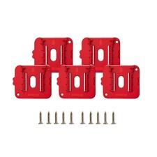 Battery Holder for Milwaukee M18 18V Battery Wall Mount - 5 Pack Heavy-Duty S...
