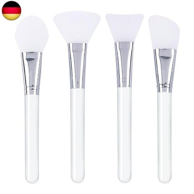Maskenpinsel, 4 Stück Silikon Gesichtsmaske Pinsel, Gesichtsmaskenapplikator, 