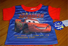 New WT Disney Cars Lightning McQueen Pajamas PJ 'S Boys 2T