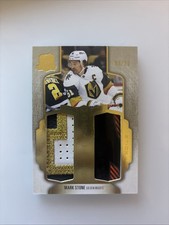 22-23 UD The Cup Material-Sticks Mark Stone Dual Patch/25 Jersey# and Real Stick