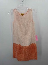 Roberta Roller Rabbit Pink Size XS Printed Shift Knee Length Sleeveless Dress