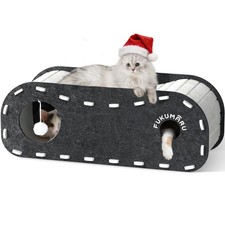 FUKUMARU Cat Beds for Indoor Pets, 31.5 Inches Extra-Large Cat Cave for Multi...