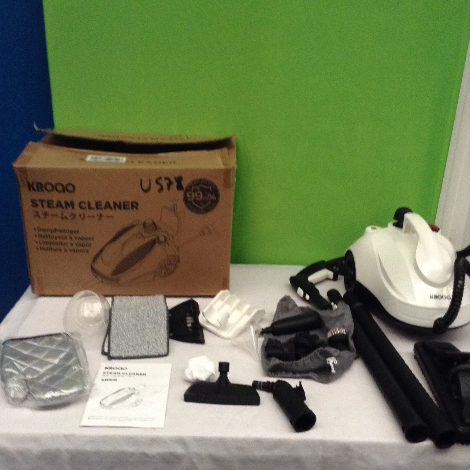 KROQO Steam Cleaner, Steamer with Accessories, Powerful Portable Steamer A1 con
Opens in a new windo