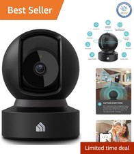 Indoor Wi-Fi Security Camera: HD Video, Night Vision, 2-Way Audio  Smart Alerts
