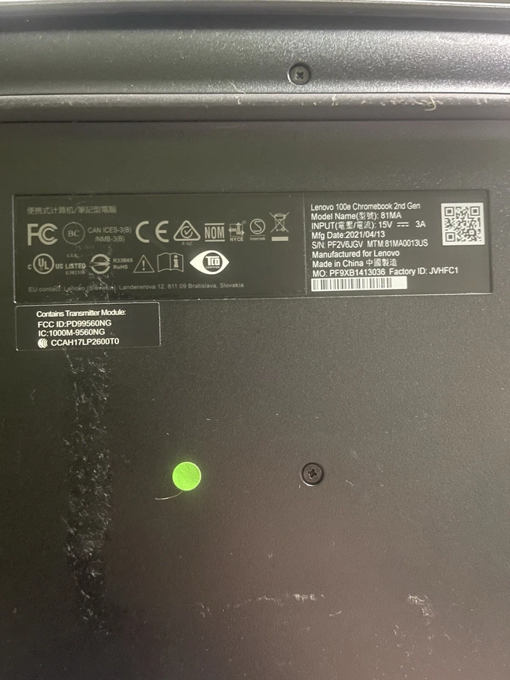 Lenovo Chromebook 100e 2ª Geração 11.6" MTK, 4GB RAM, 16GB SSD, M8173C - Imagem 4 de 4