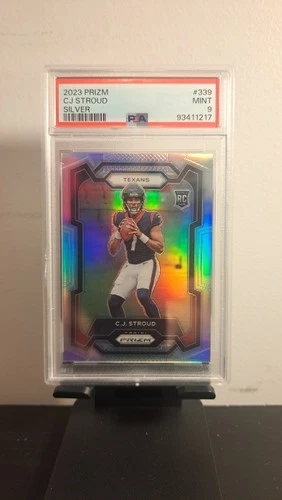 2023 Panini Prizm - Rookies C.J. Stroud #339 Silver Prizm (RC) PSA 9