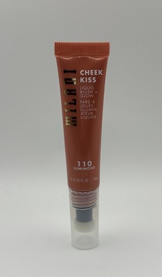 NEW Milani Cheek Kiss Liquid Blush Glow 110 LUMINOSO Peach Full Size 0.33oz ATHN