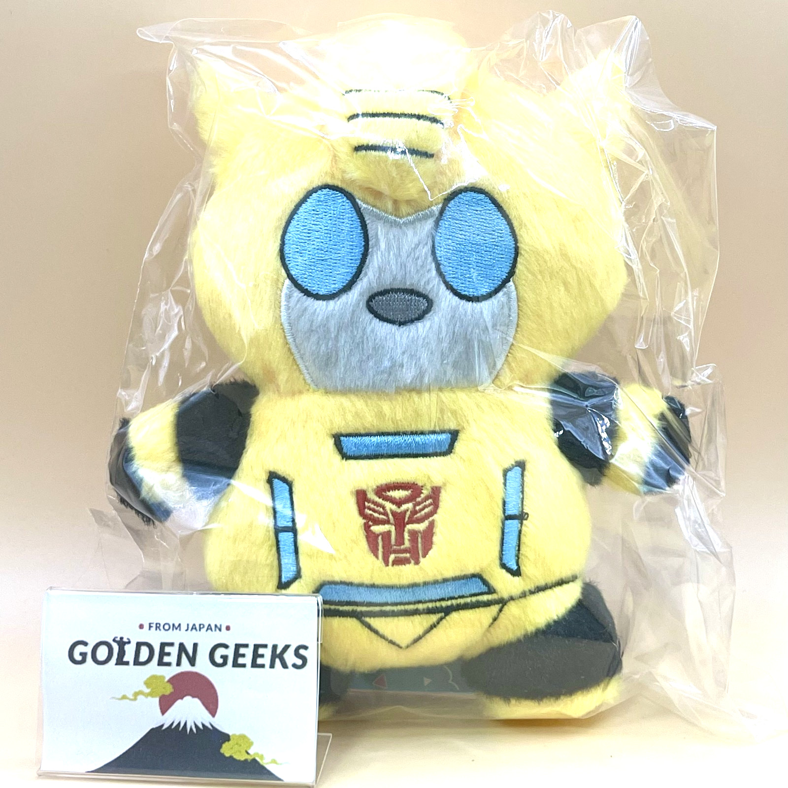 Transformers Mochibots Bumblebee Plush Stuffed Toy amiami NEW JAPAN