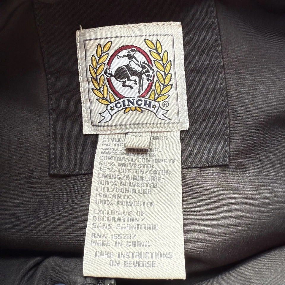 Chaleco Occidental Cinch Para Hombre Patrón Azteca Talla XL Botón/Cremallera Foto 3 de 4