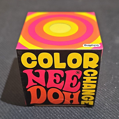Schylling NeeDoh Color Change Squeeze Toy Yellow Pink Ages 4+ 2019