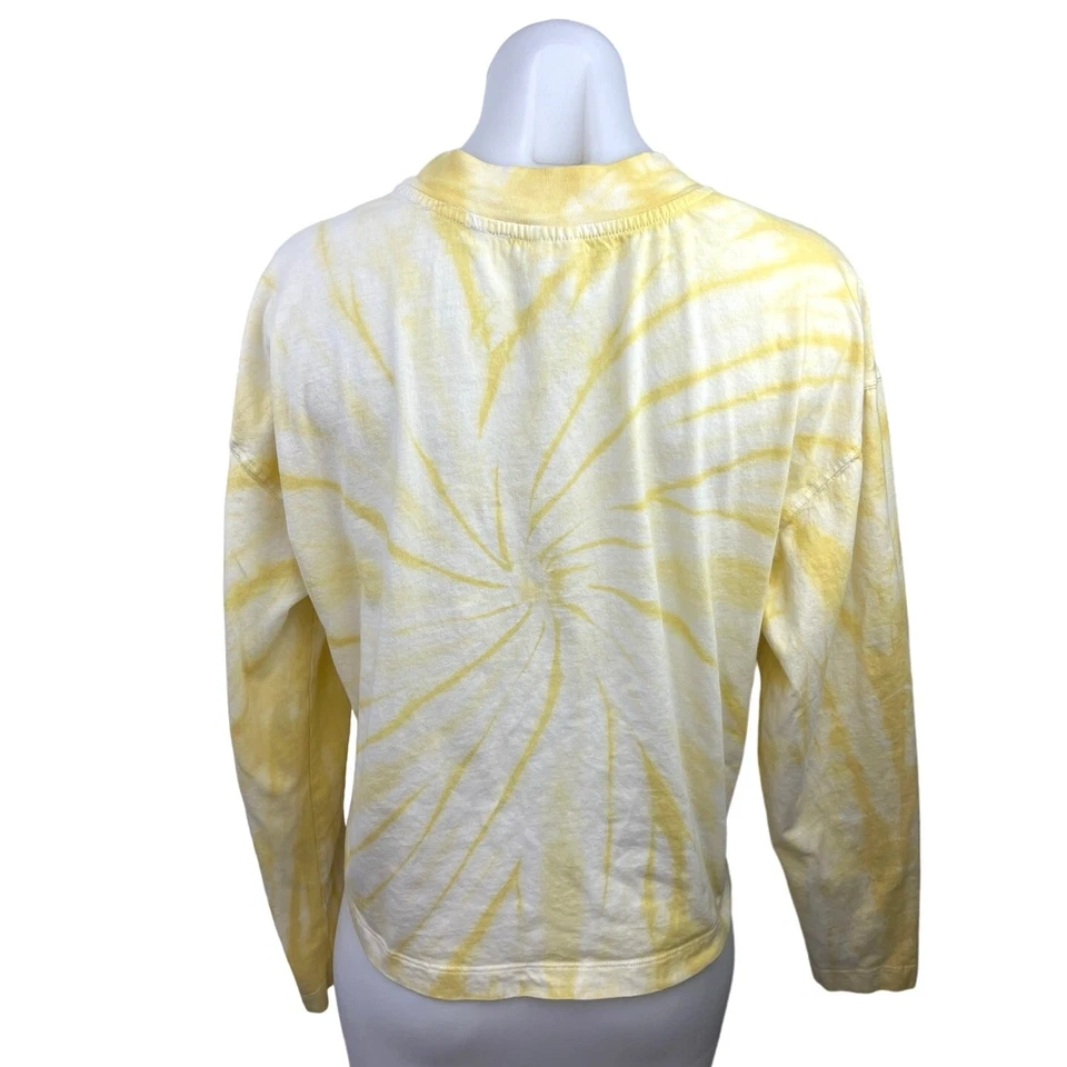 Top Marvel Amarillo Negro Tie Dye The Marvels Cuello Redondo Manga Larga Talla M Foto 2 de 4