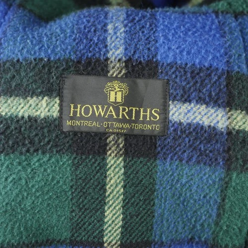 Gloverall Coat Mens 42 Blue Wool Original Duffle Toggle Plaid Lined England image 10