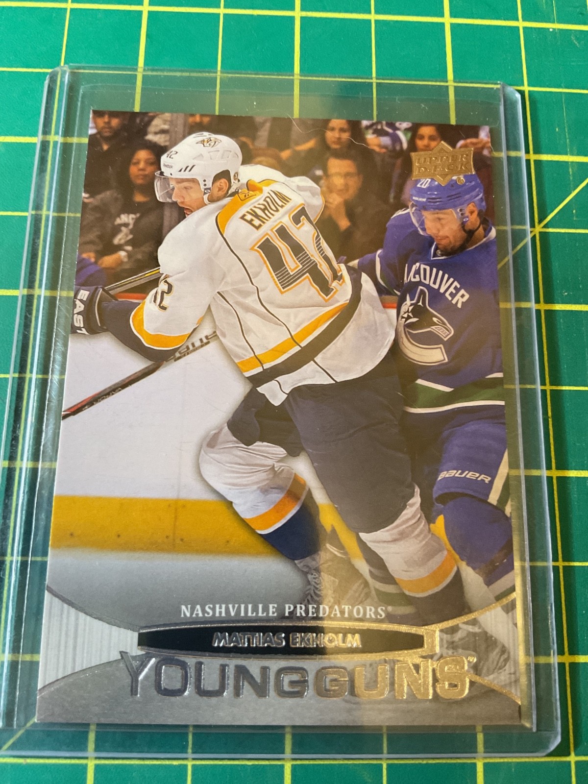 2011-12 Upper Deck Young Guns # 480 Mattias Ekholm RC