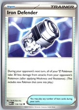 Iron Defender 118/132 Uncommon Mega Evolution Pokemon Lightly Played