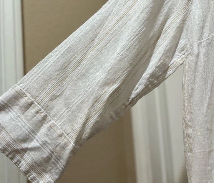 Top túnica para mujer Merona encubrimiento XL playa viaje resort boho rayas Foto 3 de 4