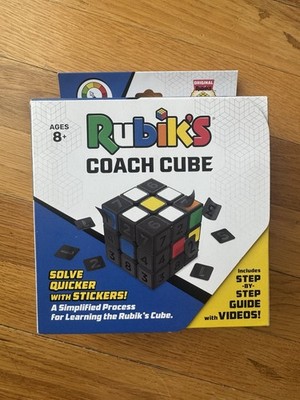 Rubik's Coach Cube 3x3x3 Multicolor Brain Teaser Learning Puzzle Ages 8+ 2023