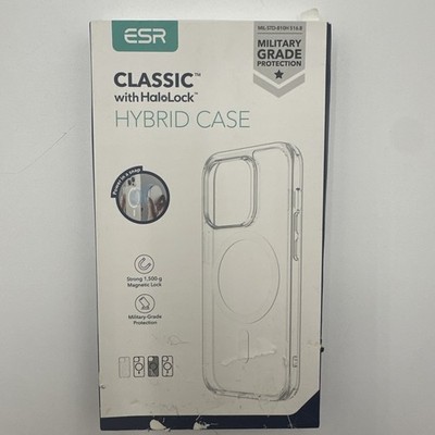 ESR Hybrid Case for iPhone 14 Pro Max HaloLock Magnetic Clear New Open Box