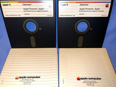 Apple Computer Presents II II+ IIe 5,25'' Diskware 1982 Informatik ComputerMuseum