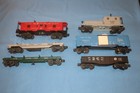 6 Lionel Postwar O Gauge Freight Cars: #6517, #3361, #3362, #6419, #3424 & 2452X