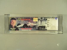 2000 Indy Car Nazareth Speedway Commemorative Ticket in Acrylic Slab 144/500