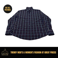 Mizzen+Main Leeward Mens Large Plaid Long Sleeve Button Up Classic No Tuck 7758