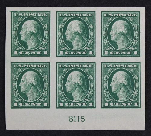 CKStamps: US Stamps Collection Scott#481 Block Mint NH OG Lightly Gum Crease