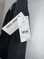 Lands' End Women's Black Swim Skirt W  Pants Under Small Size 6-8 Ret $40 New W