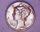 1939 Mercury Head Silver Dime **129-6A