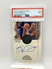 2000-01 UD Pros & Prospects Kevin Garnett Auto Game Worn Signature Jersey PSA 9