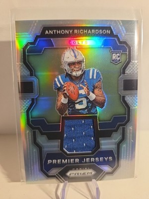 Anthony Richardson 2023 Panini Prizm Premier Jerseys Silver Prizm Rookie PJ-AR