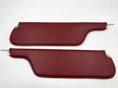 Burgundy Red Claret Sunvisor Set for 1977-1979 Ford Ranchero Thunderbird LTD II