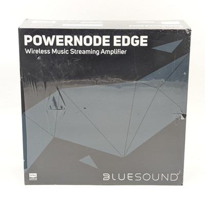 Bluesound Powernode Edge Wireless Streaming Amplifier (N230BLKUNV) | Black
